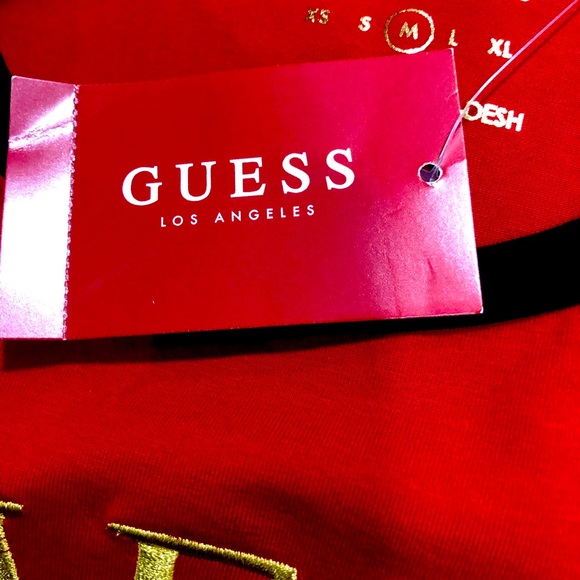 ♦️1 Left♦️Guess Los Angeles Women’s Embroidered T / Measurements are in Pics - Picture 5 of 12